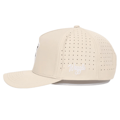 WAGGLE GOLF BUCK UP HAT TAN ONLY SIZE LEFT VIEW