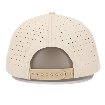 WAGGLE GOLF BUCK UP HAT TAN ONLY SIZE BACK VIEW