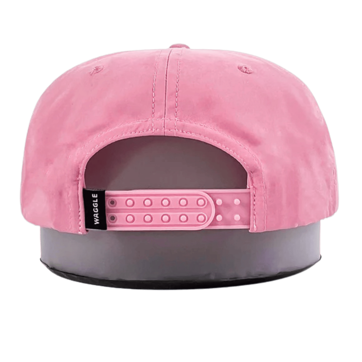 WAGGLE GOLF DAIRYLAND DRIVING RANGE ROPE HAT PINK BACK VIEW