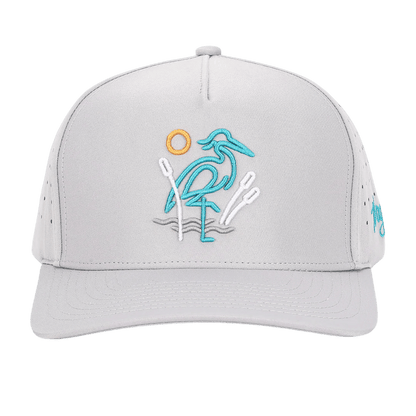 WAGGLE GOLF GREAT BLUE HAT GRAY FRONT VIEW