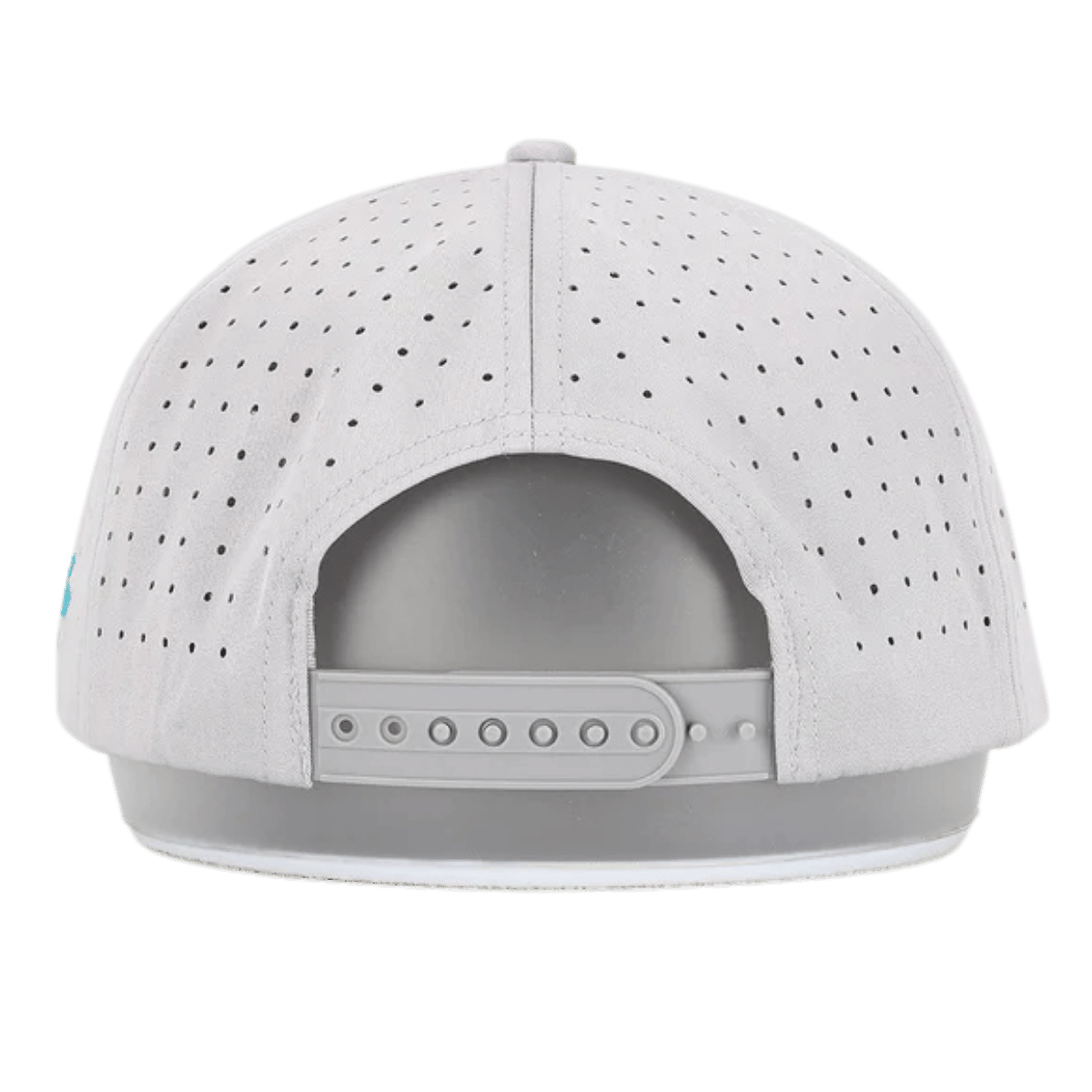 WAGGLE GOLF GREAT BLUE HAT GRAY BACK VIEW