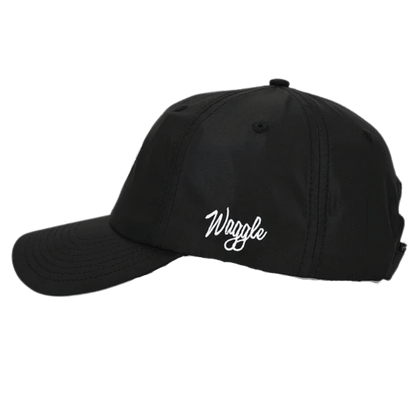 WAGGLE GOLF LOON LAKE 2.0 FLIGHT HAT BLACK SIDE VIEW