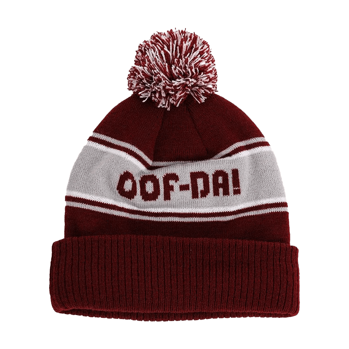 WAGGLE GOLF OOF-DA! POM BEANIE BACK VIEW