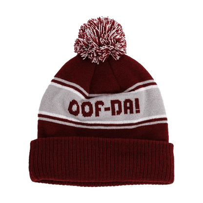 WAGGLE GOLF OOF-DA! POM BEANIE BACK VIEW