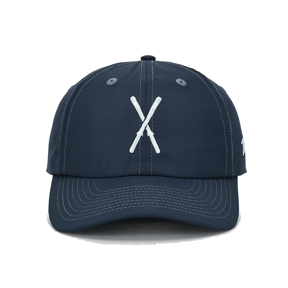 WAGGLE GOLF POWDER FLIGHT HAT NAVY FRONT VIEW