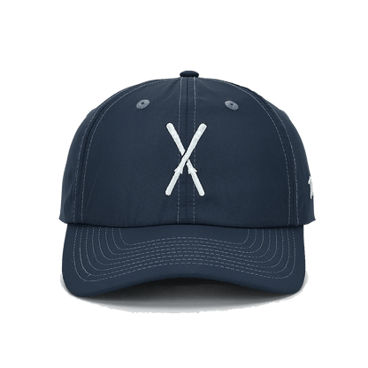 WAGGLE GOLF POWDER FLIGHT HAT NAVY FRONT VIEW