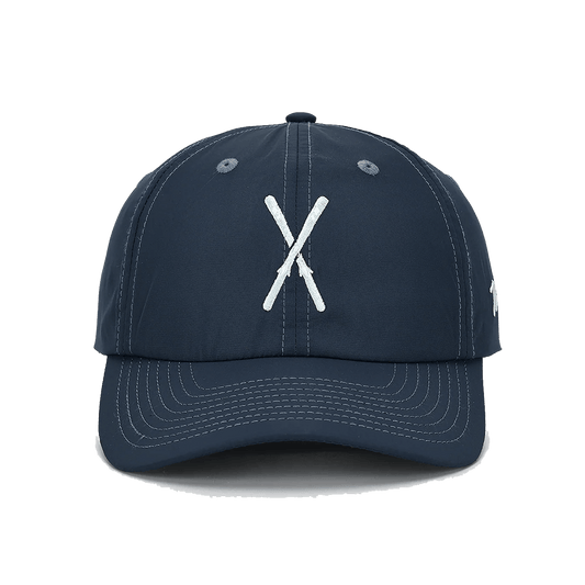 WAGGLE GOLF POWDER FLIGHT HAT NAVY FRONT VIEW