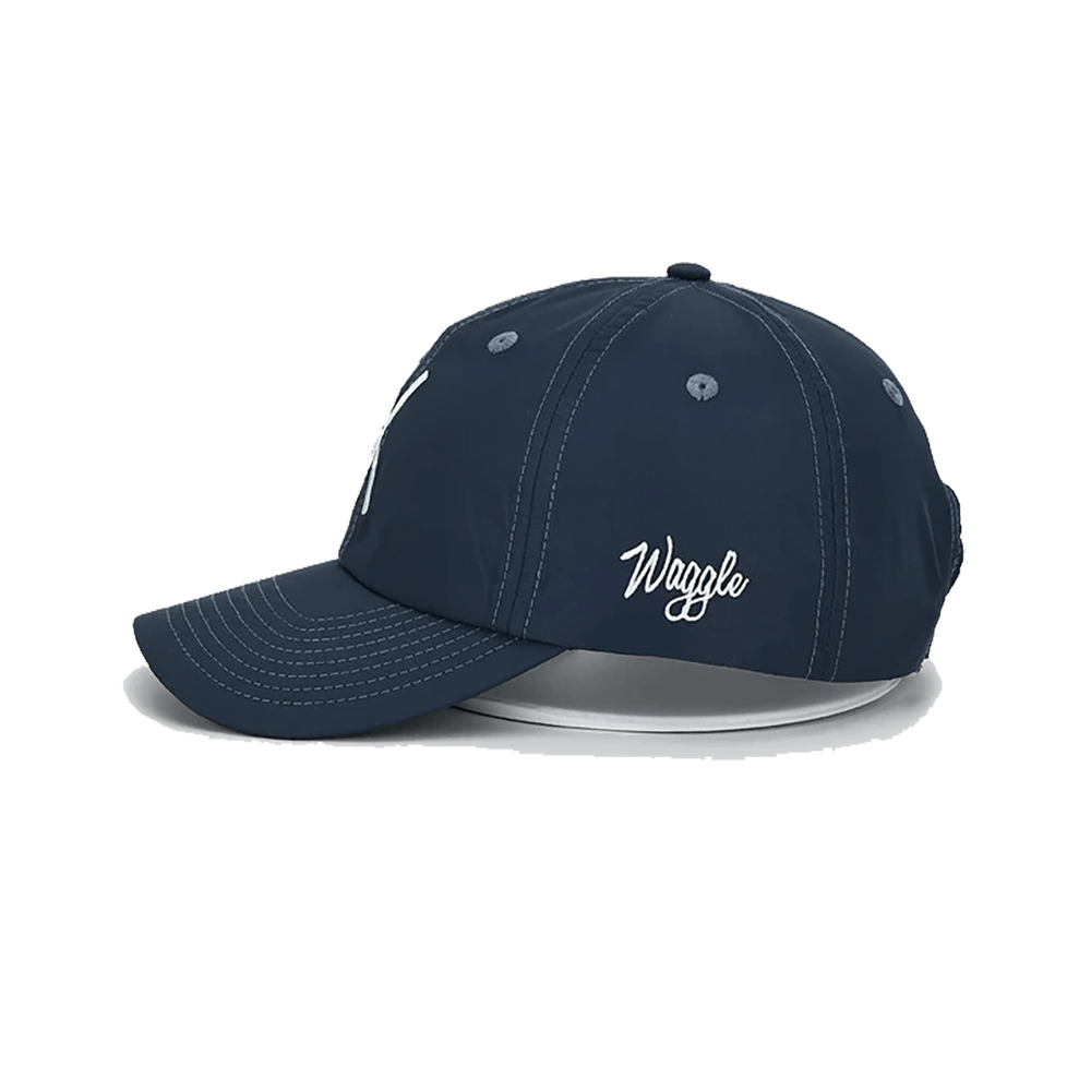 WAGGLE GOLF POWDER FLIGHT HAT NAVY SIDE VIEW