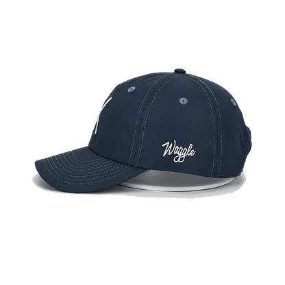 WAGGLE GOLF POWDER FLIGHT HAT NAVY SIDE VIEW