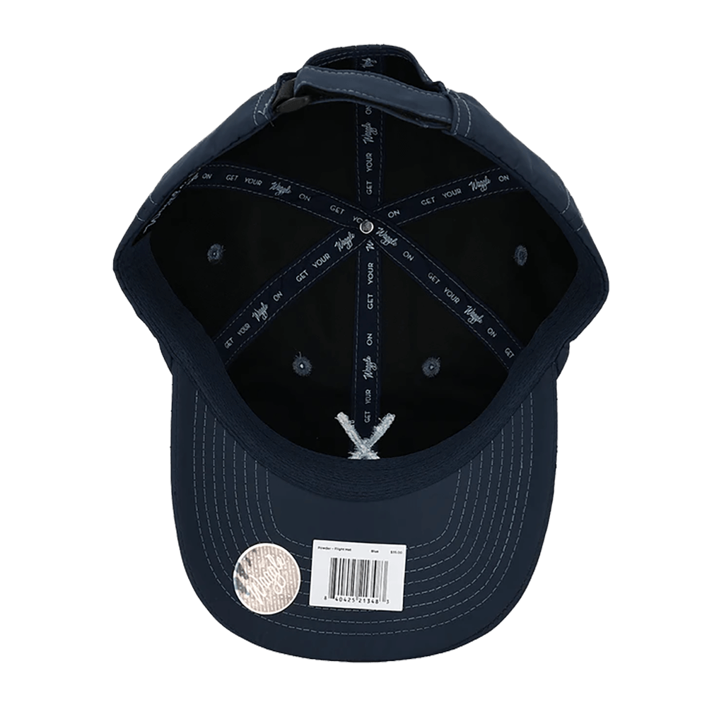 WAGGLE GOLF POWDER FLIGHT HAT NAVY INSIDE VIEW