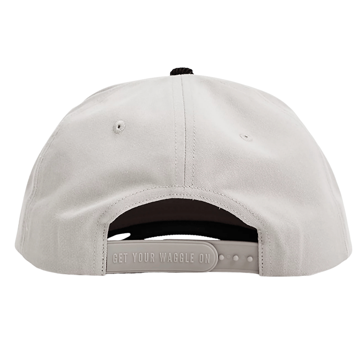 WAGGLE GOLF RED EYE CORDUROY BRIM HAT GREY BACK VIEW