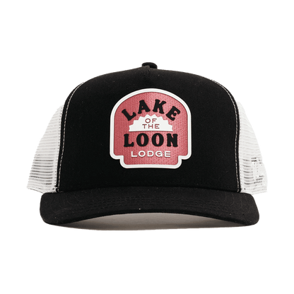 WAGGLE LAKE OF THE LOON LODGE HAT - FRONT VIEW
