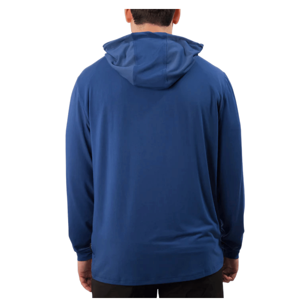 WAGGLE GOLF LINKSLUXE HOODIE NAVY MEN'S BACK VIEW