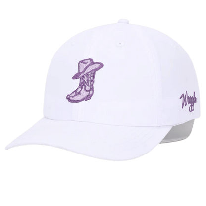WAGGLE GOLF TWO STEPPIN' FLIGHT HAT WHITE FRONT SIDE VIEW