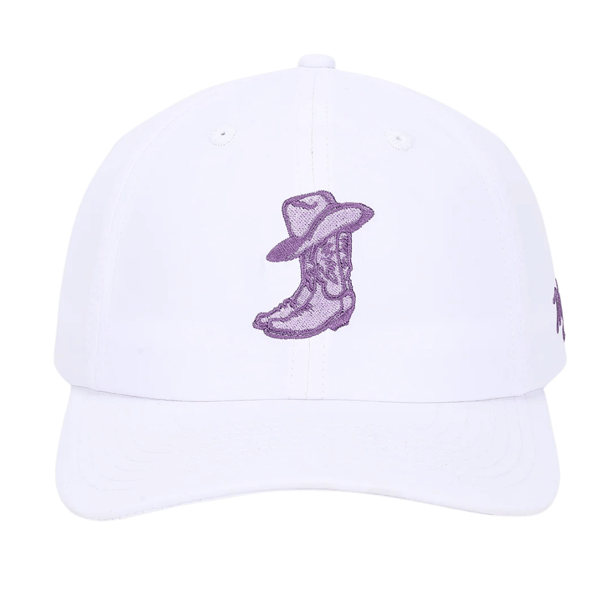 WAGGLE GOLF TWO STEPPIN' FLIGHT HAT WHITE FRONT VIEW