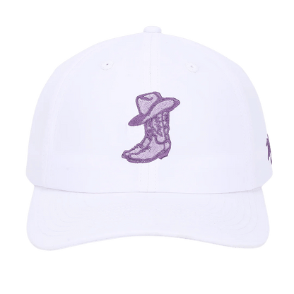 WAGGLE GOLF TWO STEPPIN' FLIGHT HAT WHITE FRONT VIEW