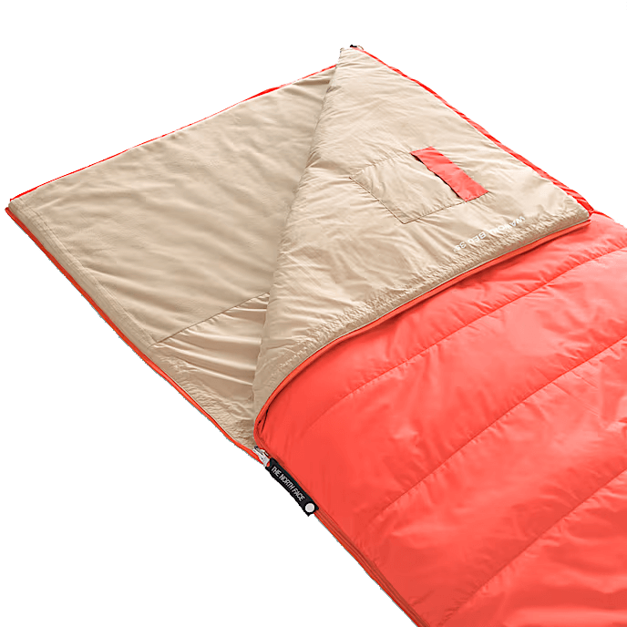 NORTHFACE WAWONA BED SLEEPING BAG - RETRO ORANGE - 35 CLOSEUP