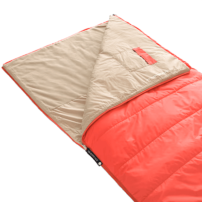 NORTHFACE WAWONA BED SLEEPING BAG - RETRO ORANGE - 35 CLOSEUP