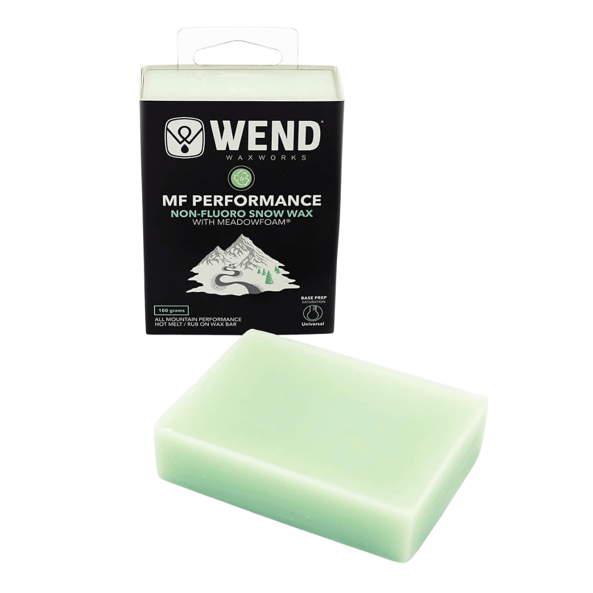 WEND MEADOW FOAM SNOW WAX/BASE STORAGE SATURATION 100 GRAMS