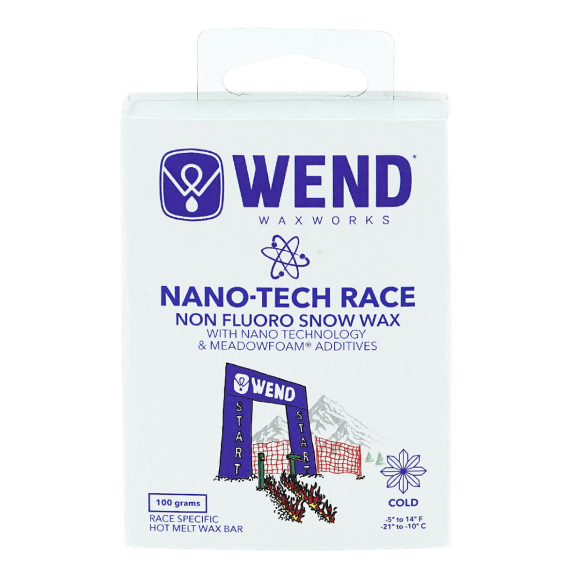 WEND NANO-TECH RACE SNOW WAX 100 GRAM COLD