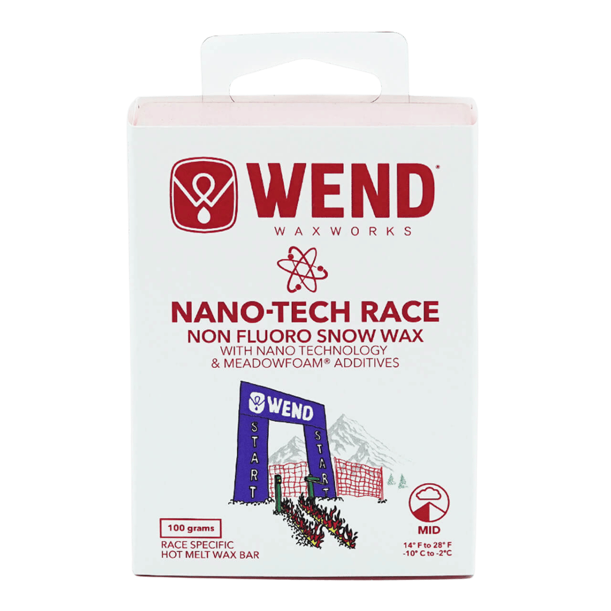 WEND NANO-TECH RACE SNOW WAX 100 GRAM MID