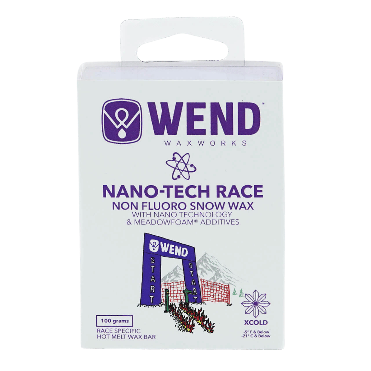 WEND NANO-TECH RACE SNOW WAX 100 GRAM XCOLD