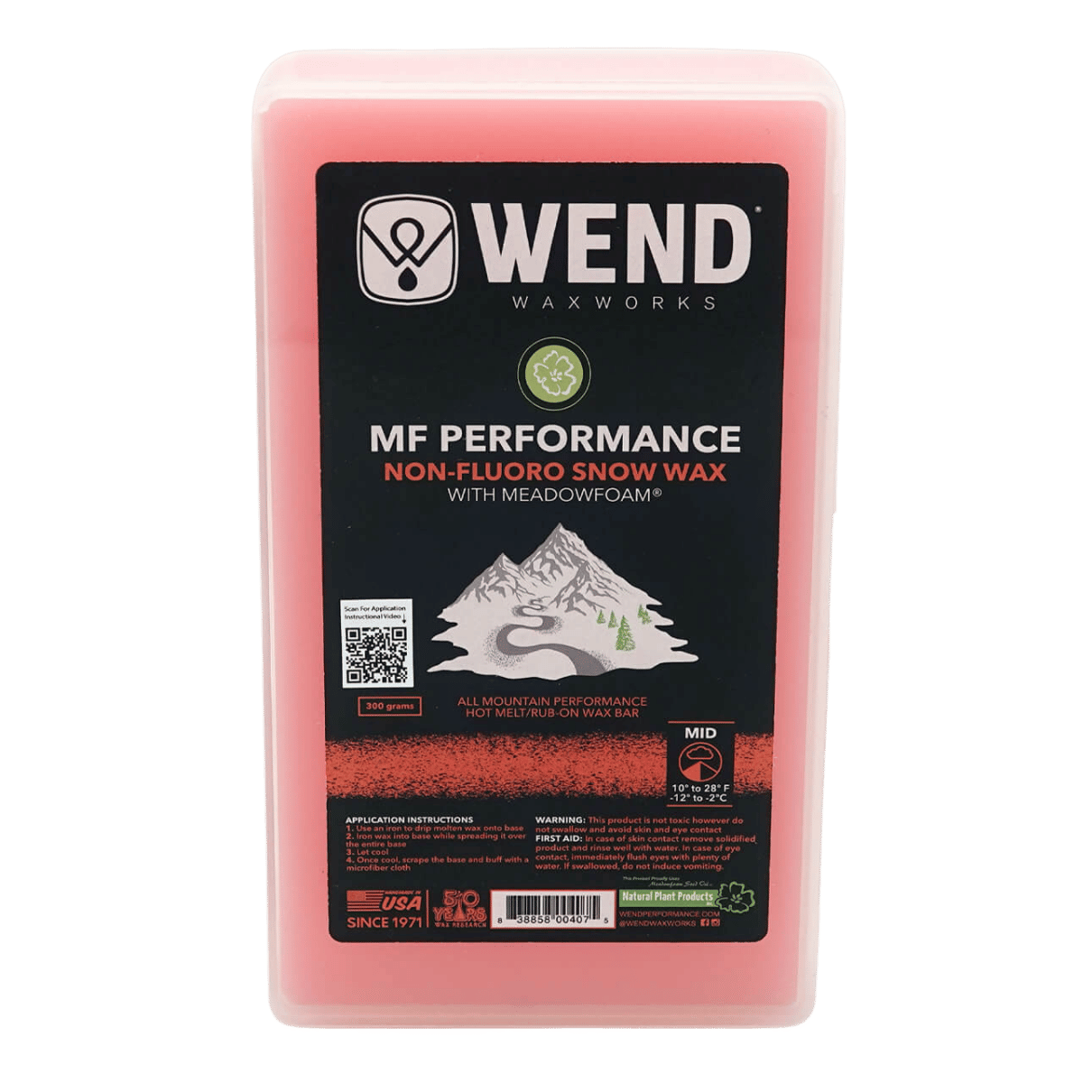 WEND MEADOW FOAM PERFORMANCE SNOW WAX 300 GRAM MID