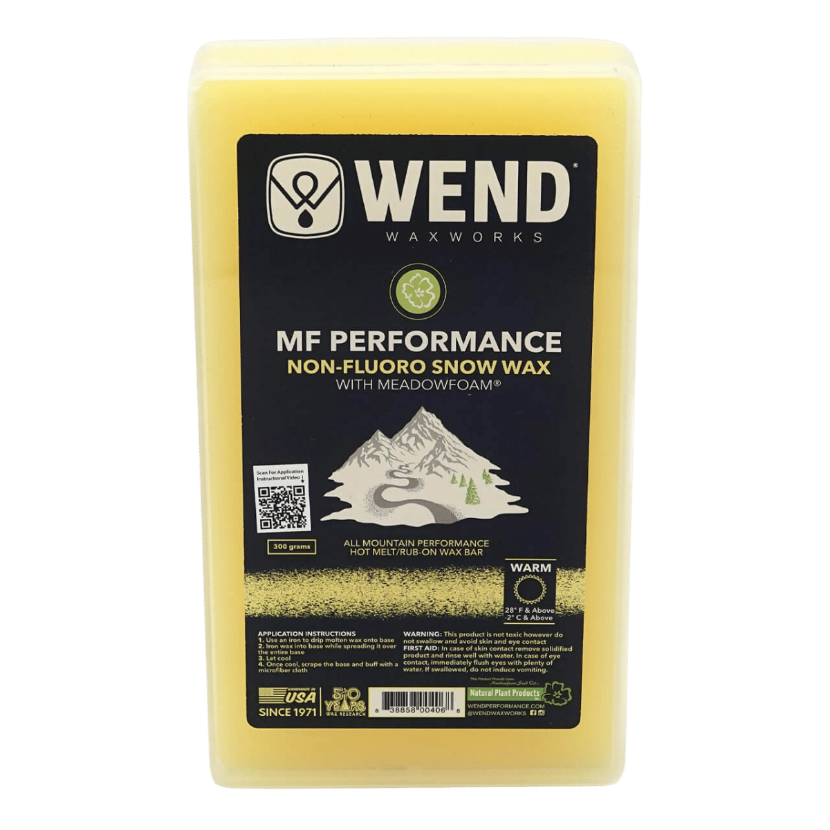 WEND MEADOW FOAM PERFORMANCE SNOW WAX 300 GRAM WARM