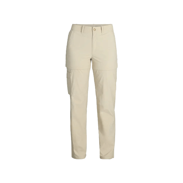 ROYAL ROBBINS WOMEN'S WILDER ZIP-OFF PANT - LT KHAKI