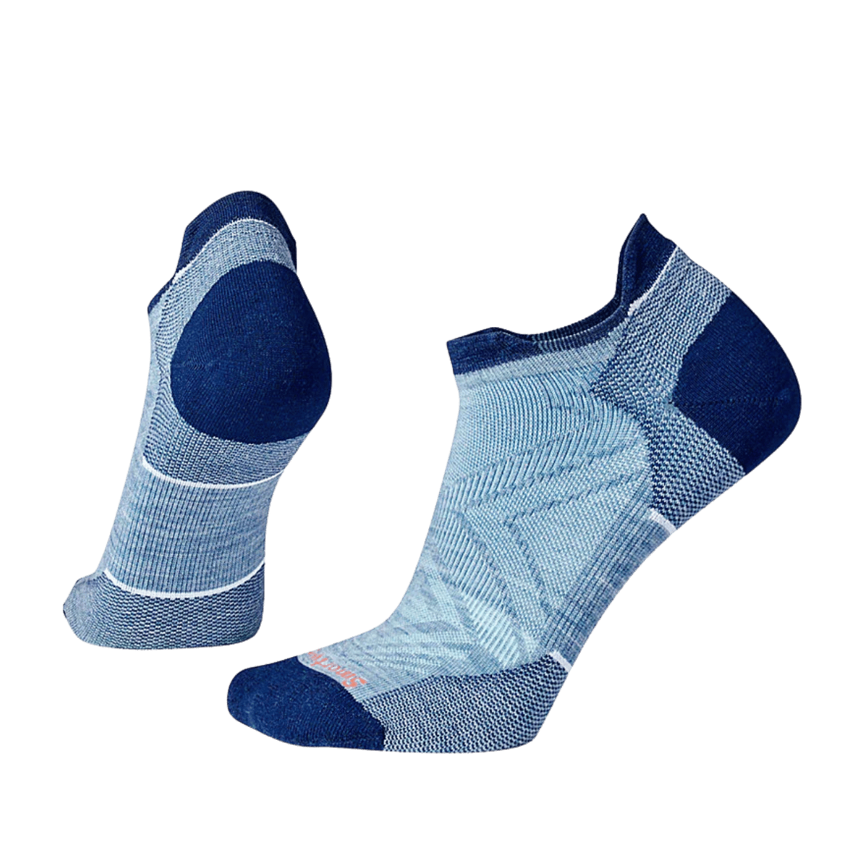 SMARTWOOL WOMEN'S RUN ZERO CUSHION LOW ANKLE SOCK - MIST BLUE