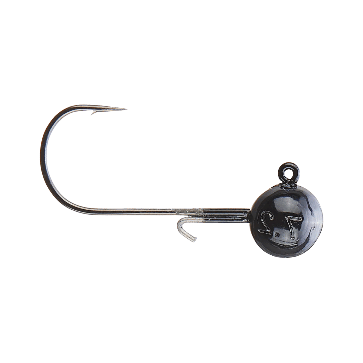 X ZONE LURES TUNGSTEN BALL HEAD JIG BLACK IMAGE