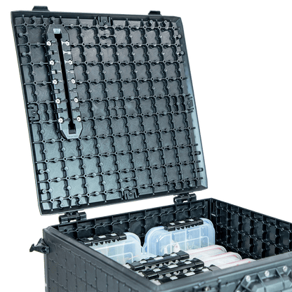 GRIDLOC MIGHTYMOUNT XL 9" MOUNTED ON OPEN CRATE