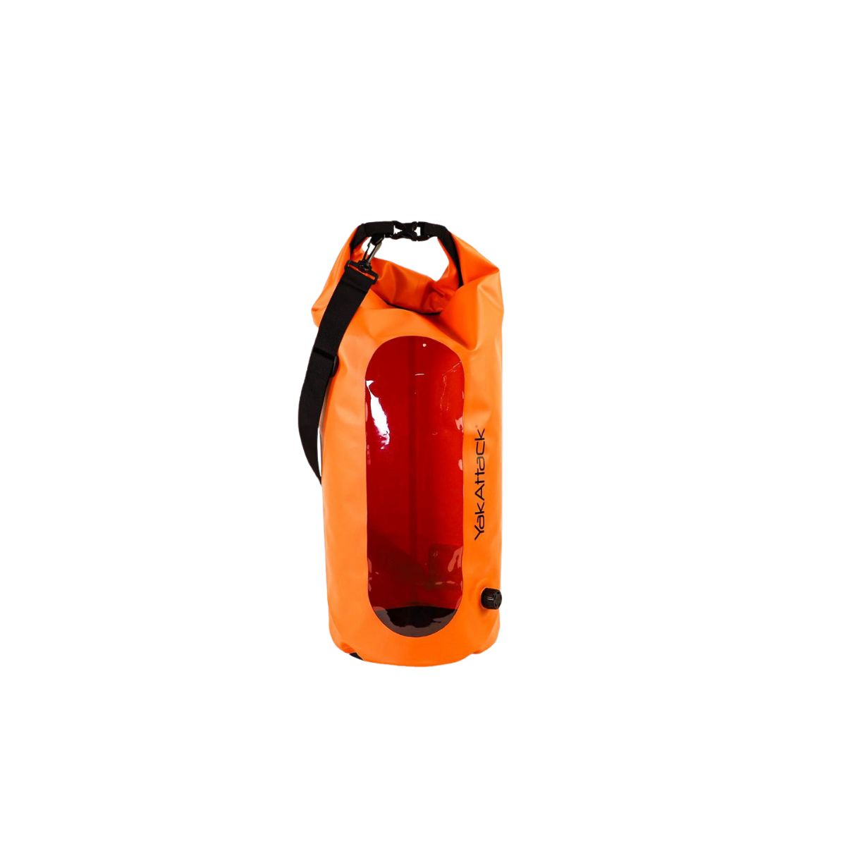 YAK ATTACK 20L ROLL TOP DRYBAG W/AIR VLVE ORANGE