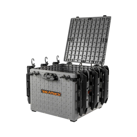 YAK ATTACK BLACKPAK KAYAK FISHING CRATE GREY