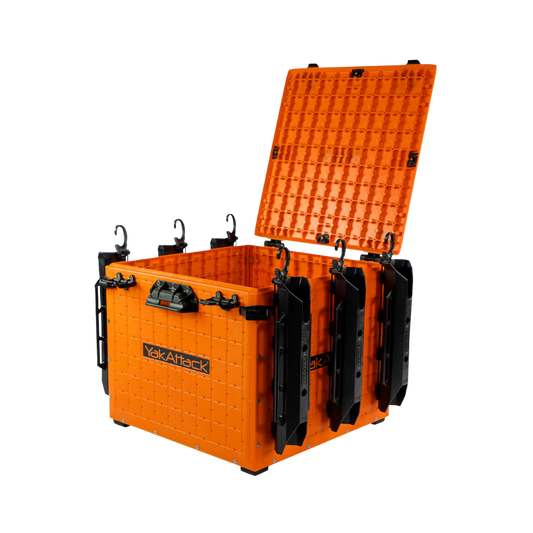 YAK ATTACK BLACKPAK KAYAK FISHING CRATE ORANGE