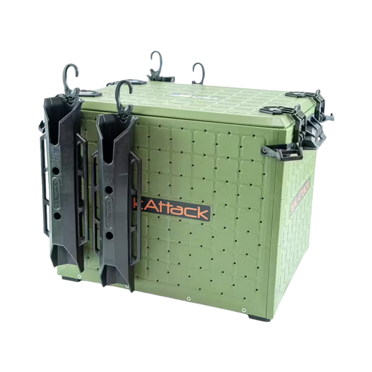 YAK ATTACK BLACKPAK PRO KAYAK CRATE OLIVE GREEN