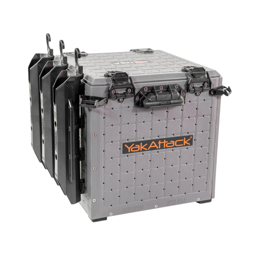 YAK ATTACK BLACKPAK PRO KAYAK FISH CRATE GREY
