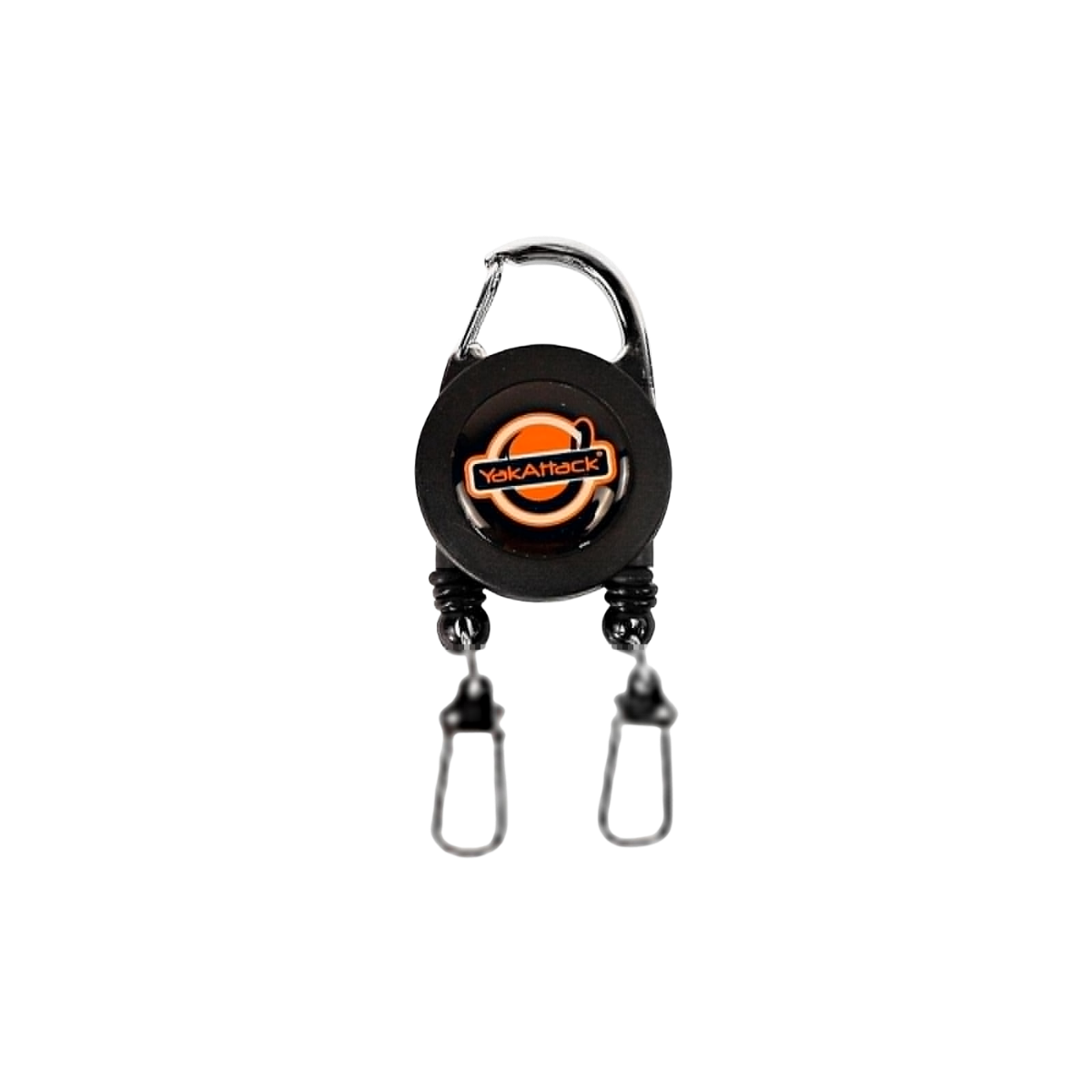 YAK ATTACK DOUBLE CLIP ON RETRACTOR BLACK