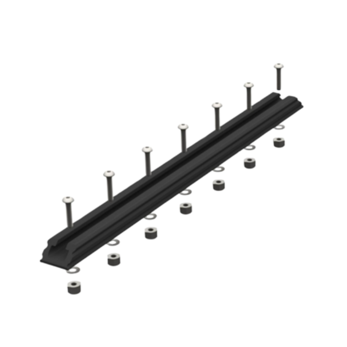 YAK ATTACK GEARTRAC W/ SS HARDWARE BLACK