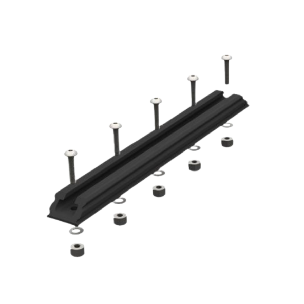 YAK ATTACK GEARTRAC W/ SS HARDWARE BLACK