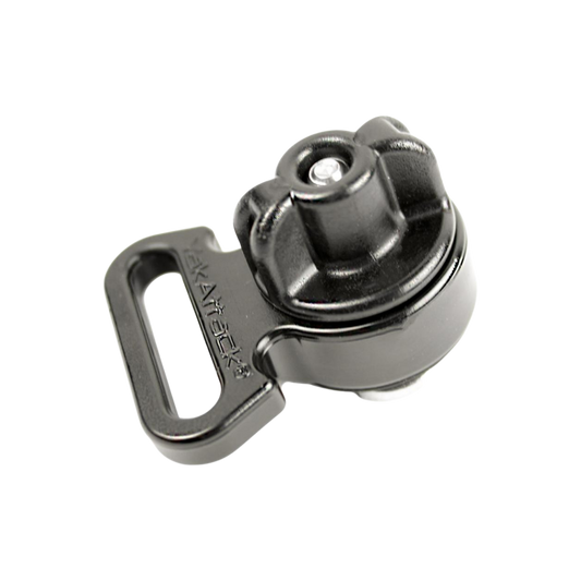 YAK ATTACK HORIZONTAL TIE DOWNS PAIR SILVER