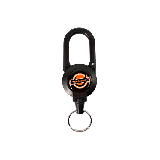 YAK ATTACK SINGLE CLIP ON RETRACTOR BLACK