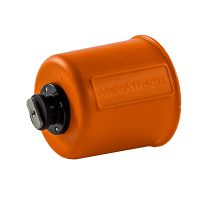 YAK ATTACK MULTIMOUNT CUP HOLDER - ORANGE -  RIGHT SIDE VIEW