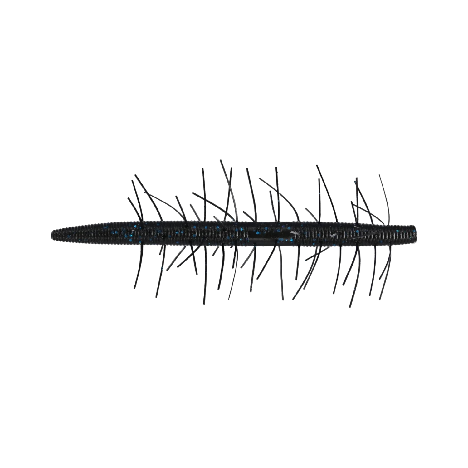 YAMAMOTO FUZZY SENKO 5PK BLACK WITH LARGE BLUE FLAKE