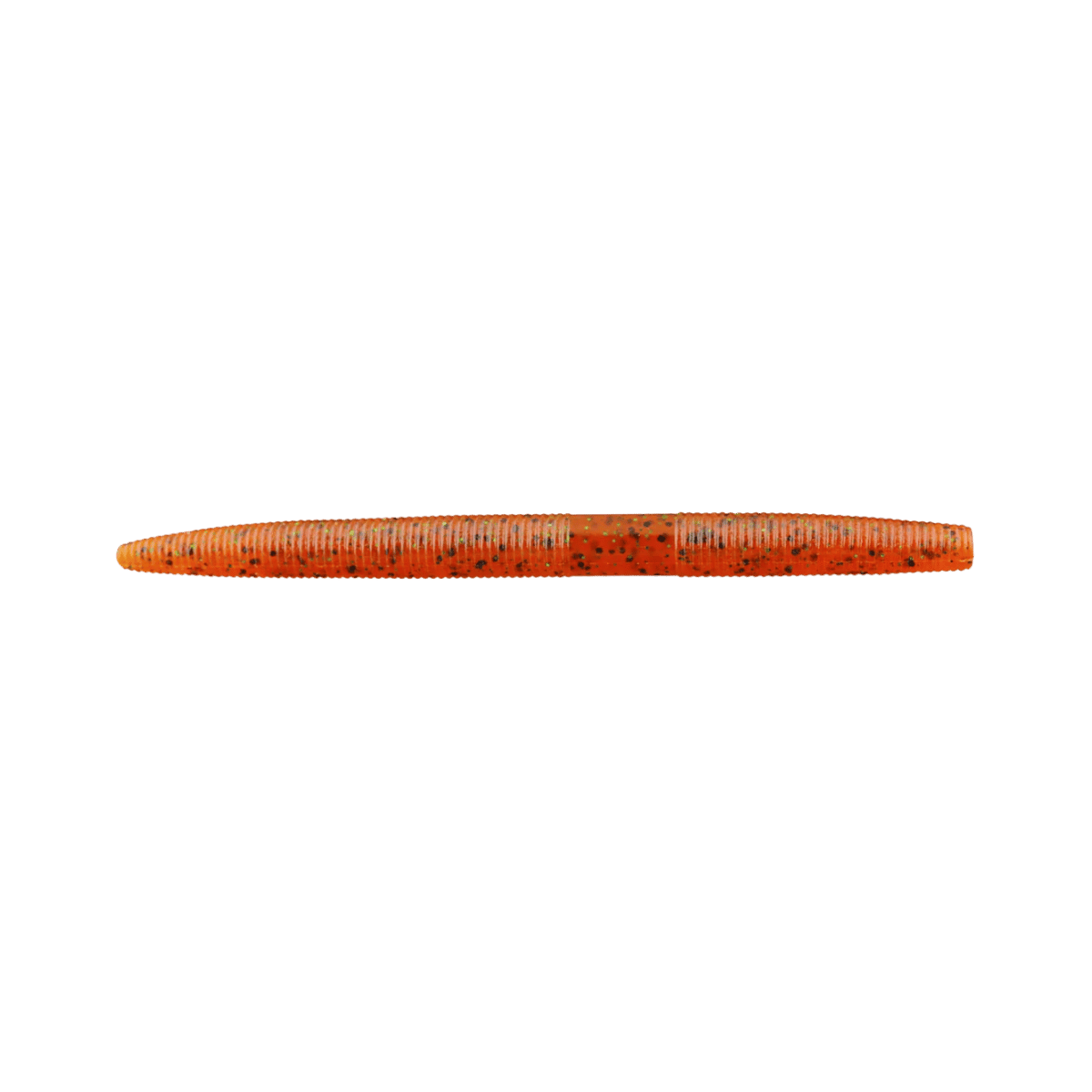 YAMAMOTO SENKO WORM SS 100PKG PUMPKIN BLACK & RED FLAKE