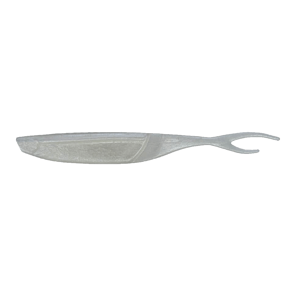 YAMAMOTO HINGE MINNOW 6PK - 5''- PEARL WHITE