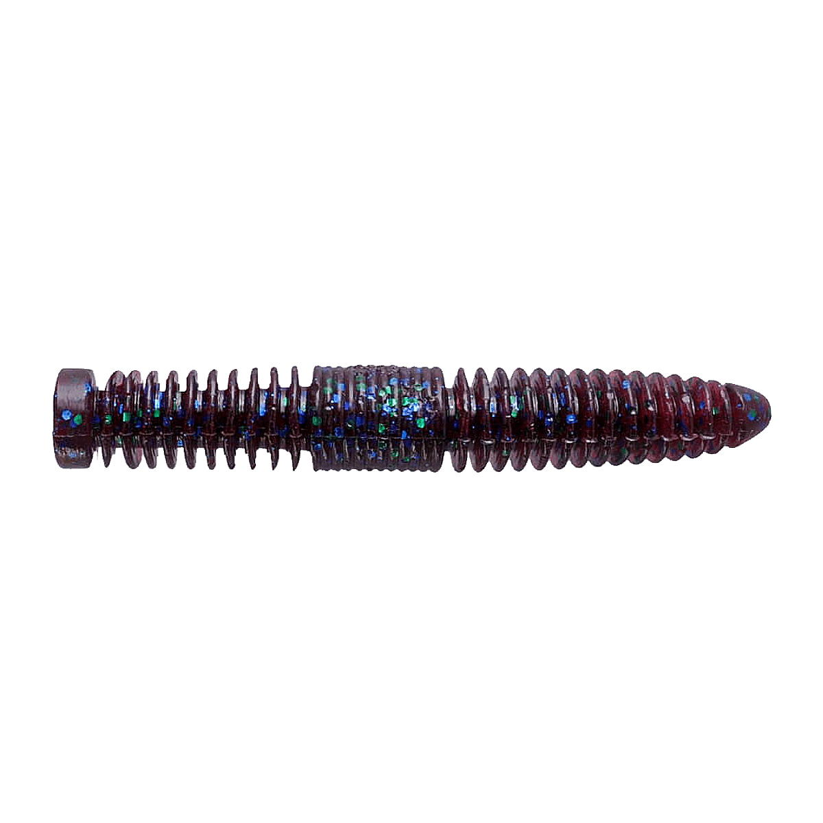 YAMAMOTO SLINKO FLOATING NED WORM 8 PK - 3.25''- PLUM APPLE