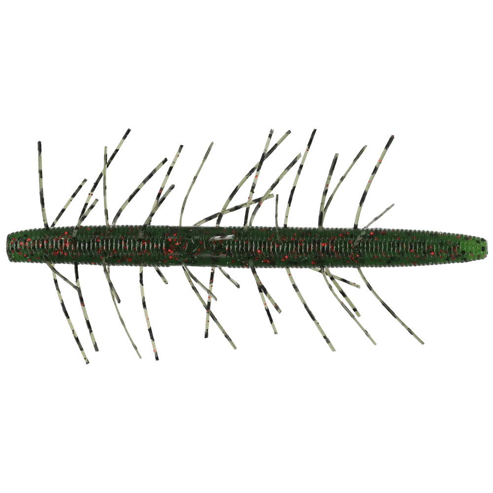 YAMAMOTO FUZZY SENKO 4PK - 5 IN watermelon black red flake