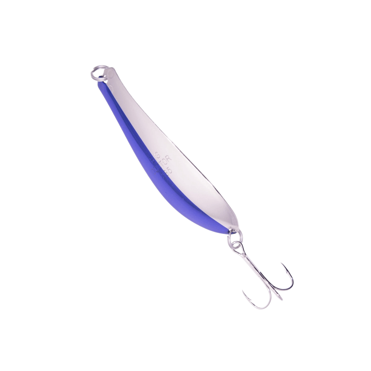 YELLOWBIRD DR SPOON 4-1/2" - NICKEL/NEON BLUE