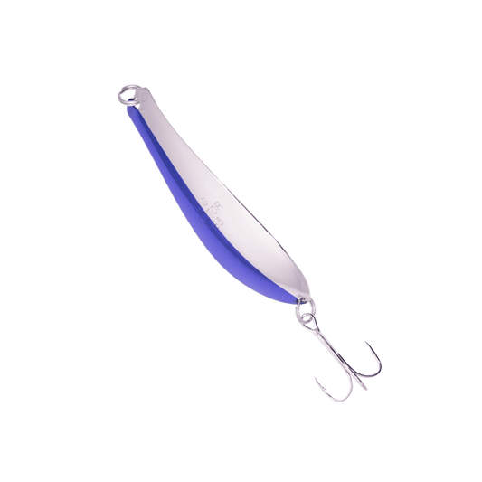 YELLOWBIRD DR SPOON 4-1/2" - NICKEL/NEON BLUE